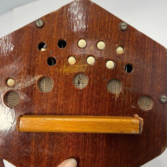 Vintage Musical Concertina Accordion Squeezebox Made in Italy - Picture 2 of 15